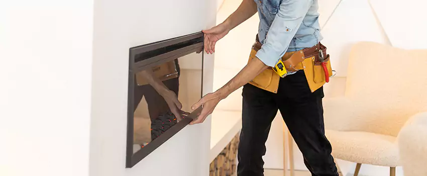 Metal Fireplace Installation in Richmond Hill, Ontario