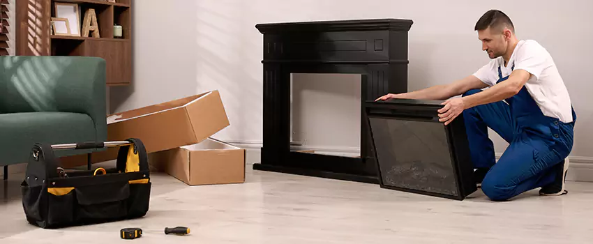Old Rusted Metal Fireplace Repair And Replacement in Richmond Hill, ON